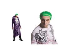 Rubie's Official Joker Mens Fancy Dress Halloween Villain Suicide Squad Adults C