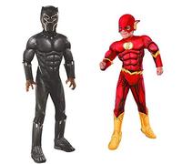 Rubie's Official Marvel Avengers Endgame Black Panther Deluxe Childs Costume, Ki