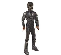 Rubie's Official Marvel Avengers Endgame Black Panther Deluxe Childs Costume, Ki