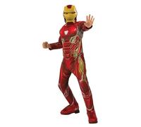 Rubies Official Marvel Avengers Endgame Iron Man Deluxe Childs Unisex Costume, Kids Superhero Fancy Dress