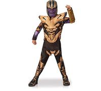 Rubies Disfraz para Niños y Niñas de 3 a 4 años, Disfraz de Thanos de los Vengadores, Traje Impreso con Pechera y Máscara, Producto Oficial de Marvel, Talla S