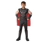 Rubie's Official Marvel Avengers Endgame Thor Deluxe Childs Costume, Kids Superhero Fancy Dress
