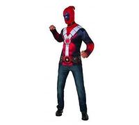 Rubie's Official Marvel Deadpool Top Costume, Adult Superhero Fancy Dress