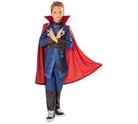 Rubies Disfraz Doctor Strange Deluxe para niños, con Túnica, pantalones y capa con medallón, original de Marvel, para halloween, carnaval y cumpleaños (3013383-4)