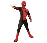 Rubie's Official Marvel Spider-Man No Way Home Deluxe Childs Black and Red Costume, Kids Superhero Fancy Dress
