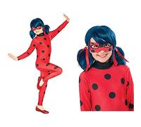 Rubie's Official Miraculous Ladybug Childs Costume and Eye mask, Superhero Fancy