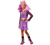 Rubie's Official Monster High Clawdeen Wolf Deluxe Child Costume, Kids Fancy Dress