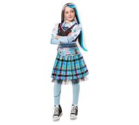 Rubies Official Monster High Frankie Stein Deluxe Girls Costume, Kids Fancy Dres