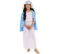 Rubies Official Nativity Mary Girls Costume, Kids Christmas Fancy Dress 5-6 Year