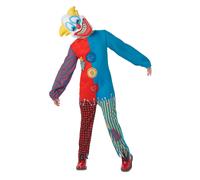 Rubie's Official Scary Clown Costume, Boys Halloween Dress Up SCARY CLOWN M