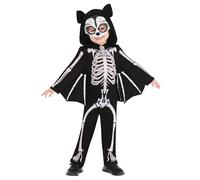 Rubie's Disfraz oficial de murciélago de esqueleto para niños, talla 2-3 años