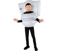 Rubies Official Skibidi Inflatable Toilet Child Costume, Kids Fancy Dress, One S
