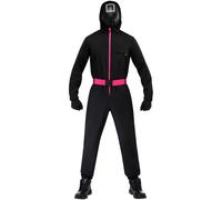 Rubies Official Squid Game Supervisor Deluxe Adult Costume, Adult Fancy Dress XS