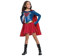 Rubies 630076_L Disfraz de Supergirl, Color Azul/Rojo, 8-10 años, Talla L