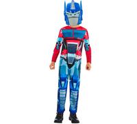 Rubies Disfraz Optimus Prime Clásico para niños y niñas, Jumpsuit impreso y máscara, Licencia Oficial Transformers para Carnaval, Halloween, fiestas, cumpleaños