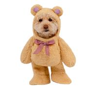 Rubies Official Walking Teddy Bear Pet Costume, Size X-Small Halloween Halloween