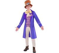 Rubies Official WB Willy Wonka Costume, Adults Fancy Dress XL