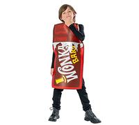 Rubies Official Willy Wonka and The Chocolate Factory Wonka Bar - Disfraz unisex para niños, talla mediana de 5 a 8 años