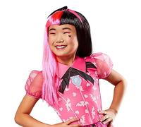 Monster High - Peluca Draculaura para niñas, talla standard para carnaval, navidad, cumpleaños y Halloween