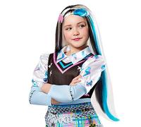 Monster High - Peluca Frankie Stein talla Standard para Carnaval, Navidad, Fiestas y Halloween