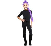 RUBIES PELUCA RUMI para niña, niñas, k-pop- rumi, netflix, peluca, Licencia oficial Netflix, demon hunters, huntrix, para carnaval, fiestas y cosplay