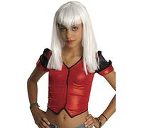 Rubies - Peluca vampiresa traviesa, Talla única, Color Blanco (S1526)
