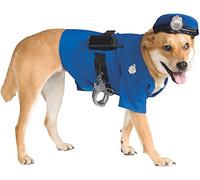 Rubies Police Costume Disfraz de Perro policía Big Dog Boutique, Poliéster, Azul, XXXL