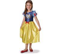 Rubies Princesas Disney - Disfraz de Blancanieves con lentejuelas para niña, infantil 7-8 años 641023-L)