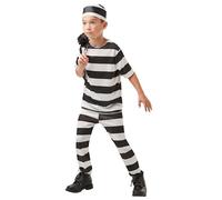 Rubies Prisoner - Disfraz de preso para niño, talla S (3-4 años) (881917_S)