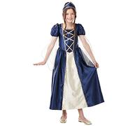 Rubies- Renaissance Princess Costume Generic Princesa Disney Disfraz Infantil, Liso, Color Azul, 5-6 años (Rubie'S 620503)