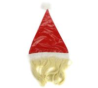 Rubies`s - Gorro Mamá Noel de Vinilo, con Pelo (13140)