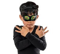Rubies Set Accesorios Cat Noir para niños y niñas, Antifaz, diadema con orejas y anillo, Oficial Miraculous Ladybug para Carnaval, Halloween, Navidad y cumpleaños