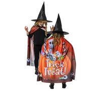 Rubies Set Disfraz Bruja Chuches Para Niñas y Niños, Capa y Sombrero, Oficial Halloween, Carnaval, Fiestas y Cumpleaños