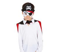Rubies Set Pirata para niños y niñas, Accesorios Infantiles, Capa y Antifaz, Complemento para Disfraces, Carnaval, Cumpleaños, Navidad