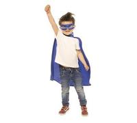 Rubie's - Set superhéroe capa y antifaz azul talla M