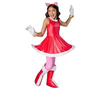 Rubies Sonic The Hedgehog: Amy Rose - Disfraz de lujo para niños, talla M