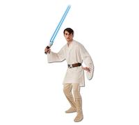 Star Wars Oficial Hombre Luke Skywalker Jedi Disfraz Adulto Disfraz Cosplay