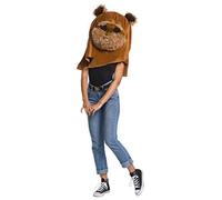 Rubie's Star Wars - Máscara de cabeza clásica de Ewok para adultos, talla única, como se muestra, talla única