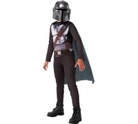 RUBIE'S Star Wars Oficial - Disfraz de entrada de gama The Mandalorian (niño) - Talla 9-10 años Halloween