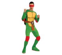 Rubies- Teenage Mutant Ninja Turtles Adult Raphael and Accessories Costume Gorros, máscaras y Accesorios para Fiesta, Multicolor, Talla única (rubi-887250/std nvt)