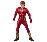 Rubies THE FLASH (MOVIE) COSTUME disfraz infantil, licencia oficial, Jumpsuit con pecho acolchado, 1/2 Máscara, para carnaval, fiestas, cosplay
