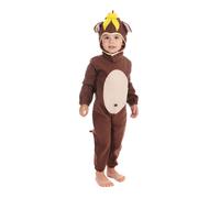 Rubies Toddler Brown Monkey Costume Set - Charming Design, Perfect for Birthdays