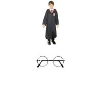 Rubies Túnica Gyffindor y gafas Harry potter para niños y niñas, Licencia Oficial para cumpleaños, regalos, Carnaval, Fiestas