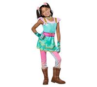 Rubies Unicorn Academy Ava - Vestido de disfraz para niñas con leggings, cinturón, guantes y accesorios, talla S, para disfraces, fiestas y más