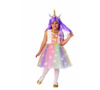 Rubies Unicornio Mágico con Luz Vestido Niña Infantil Disfraz Halloween 701066