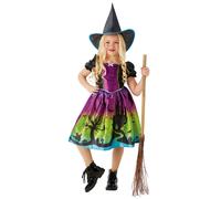 Rubies Vestido de Disfraz Diseño Bruja Halloween Niñas (BN4363)