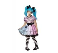 Rubies Vestido de Disfraz Little Miss Skelly Niñas (BN4391)