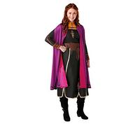 Rubies - Vestido Oficial de Disney Frozen 2, Disfraz de Anna Deluxe, Disfraz para Adultos, Talla XS de Reino Unido 6-8
