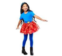 RUBIE'S Warner DC Comics Oficial - Juego de disfraz para niños Supergirl falda tutú y diadema - Talla única 5-8 años