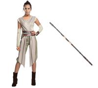 Rubie's Women's Star Wars Force Awakens Rey Deluxe Costume, Small, (USA 6 - 10),